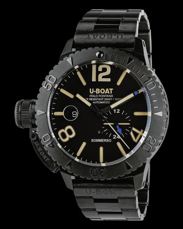 U-BOAT SOMMERSO 46MM DLC BRACELET 9015/MT Replica Watch
